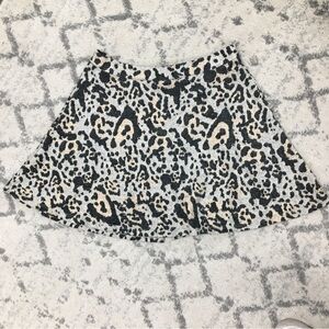 Top Shop Leopard Casual Swing Mini Skirt | Size 6​​​